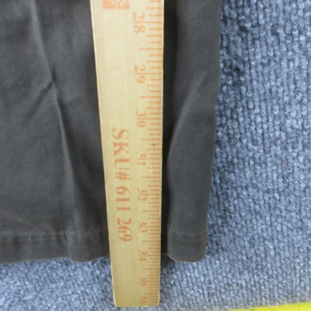 Banana Republic Gavin Chino Pants Mens 33x34 Green Cotton Straight Casual